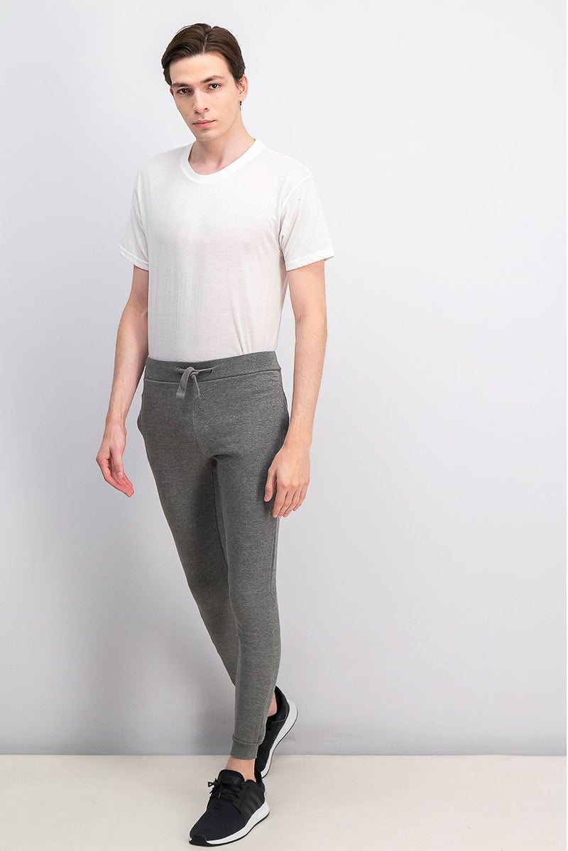 Sergio Tacchini Men Cuff Iconic Jogger Pants, Grey - Image 2