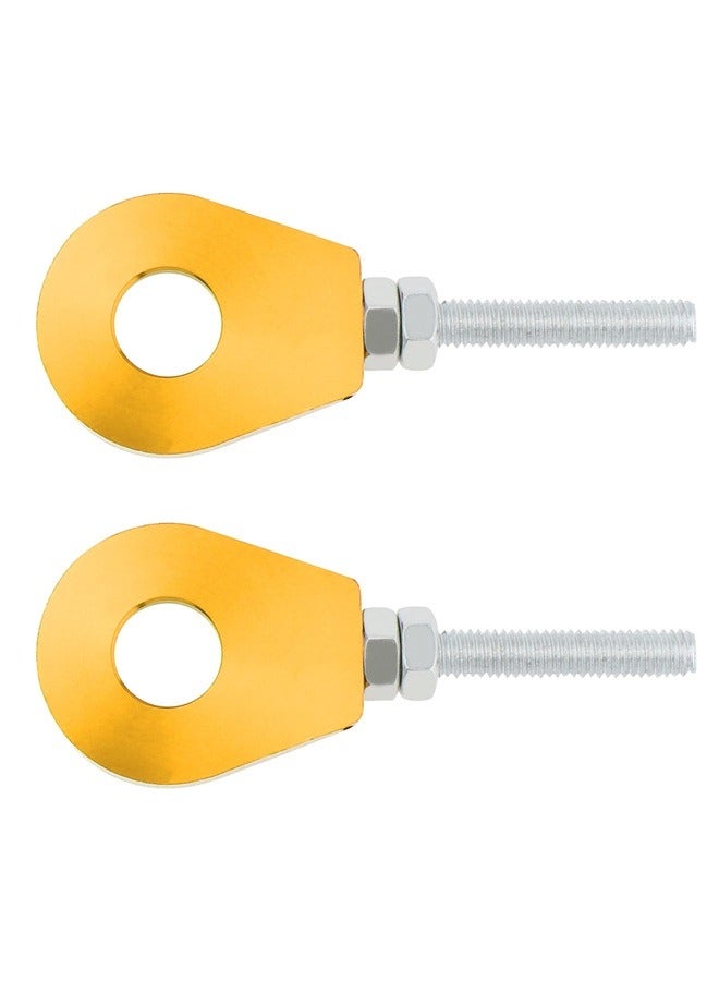 2pcs 12mm Chain Tensioner Adjusters, Rear Wheel Axle Block Chain Adjustment Tool Fit for  50 70 Bike Scooter - Image 3