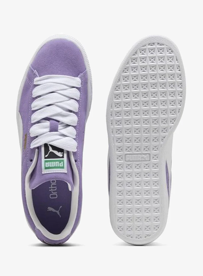 Puma Lavender Alert-PUMA White Suede Classic Sneakers Unisex for Men | Best Price UAE