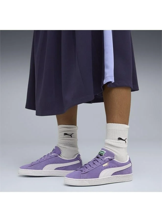 Puma Lavender Alert-PUMA White Suede Classic Sneakers Unisex for Men | Best Price UAE