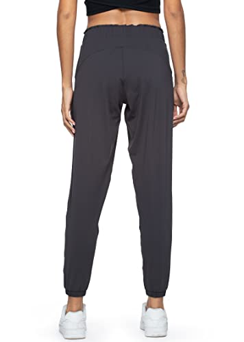Haowind Joggers for Women with Pockets Elastic Waist Workout Sport Gym Pants Comfy Lounge Yoga Running Pants(Dark Grey M) - Image 2
