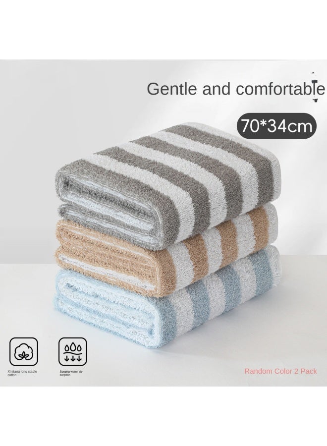 PEAK Pure Cotton Towel Set For Men & Women - Soft Face & Bath Towels, Highly Absorbent, Shed-free, Ideal For Couples & Home Use - Image 2