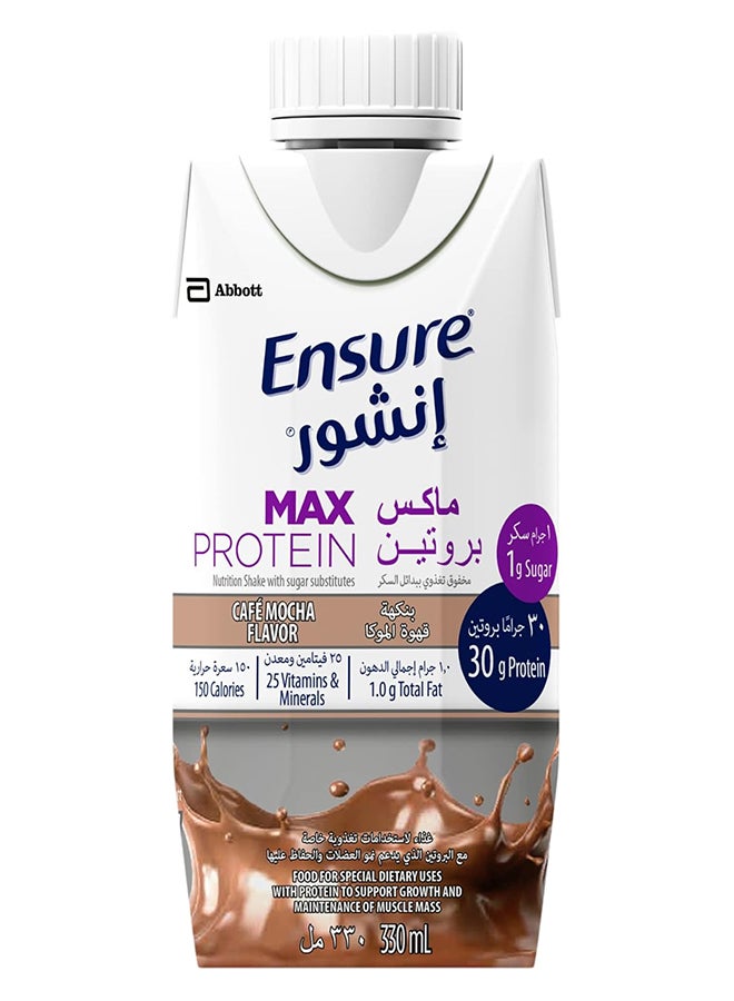 Abbott مشروب بروتين ماكس موكا 330 مل - Image 1