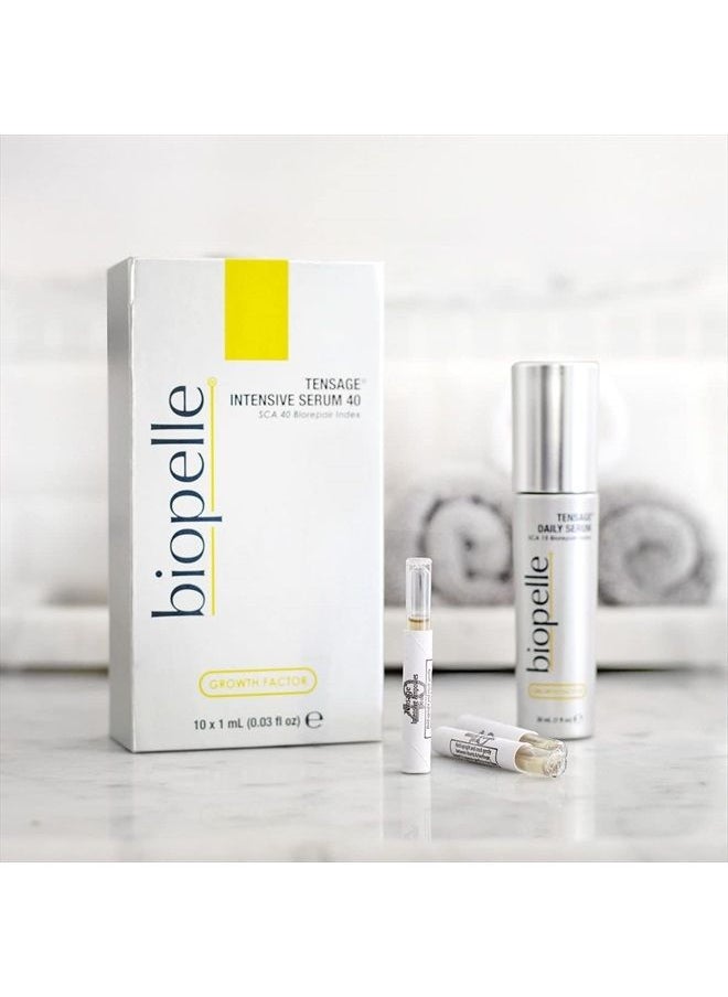Biopelle - Biopelle Tensage Growth Factor Intensive Serum 40 Post-Procedure or Intensive Boost Ampoules with SCA 40 Biorepair Index, 10 Count - Image 1