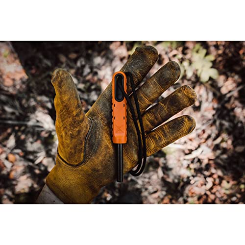 EXOTAC - polySTRIKER XL Ferrocerium Fire Starter with Snap-in Striker for Emergency Campfires and Hiking Survival Supplies (Black/Black) - Image 5