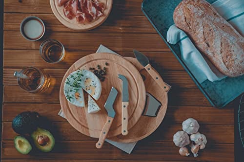 PICNIC TIME مجموعة لوح الجبن وسكين بيكنيك تايم NCAA بيت بانثرز سيركو - مجموعة لوح الشاركتوري - لوح تقطيع خشبي - Image 2