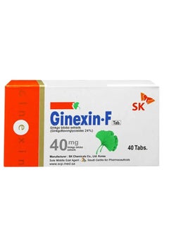 Ginexin-F Ginkgo Biloba 40 Mg 40 Tablets