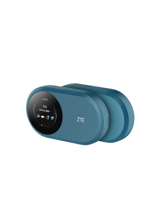 ZTE U10S Pro 4G WiFi 6 - Pocket Mobile Wi-Fi Router with 3000mAh Battery | Blue - Image 1
