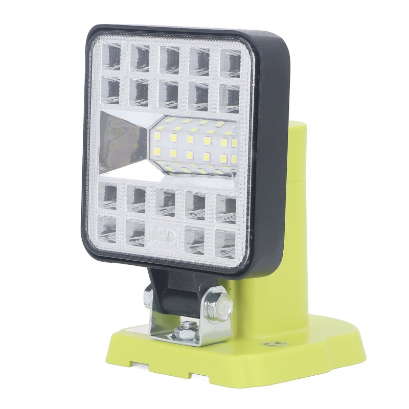 مصباح عمل LED قابل لإعادة الشحن: متوافق مع بطارية 18 فولت، بناء من سبائك الزنك، تغطية واسعة - مصباح سطع LED محمول لمواقع العمل ورش العمل والإضاءة المهمة الخارجية والداخلية - Image 5