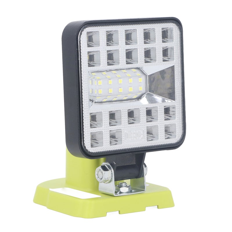 مصباح عمل LED قابل لإعادة الشحن: متوافق مع بطارية 18 فولت، بناء من سبائك الزنك، تغطية واسعة - مصباح سطع LED محمول لمواقع العمل ورش العمل والإضاءة المهمة الخارجية والداخلية - Image 4