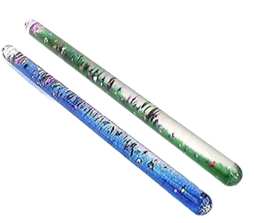 STAR MAGIC Glitter Wand The Perfect Wand for a Wise Wizard or Magical Fairy Wand Two 11 Wonder Wizard Wands Blue Green - Image 1