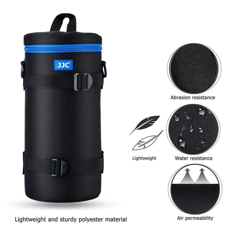 JJC Deluxe Lens Case Pouch Bag for Sigma 150-500mm f/5-6.3 DG OS HSM, Canon RF 800mm f/11 IS STM, Nikon AF-S NIKKOR 200-500mm f/5.6E ED VR & More Lenses Below 4.9'' x 11.4''(D x L) - Image 2