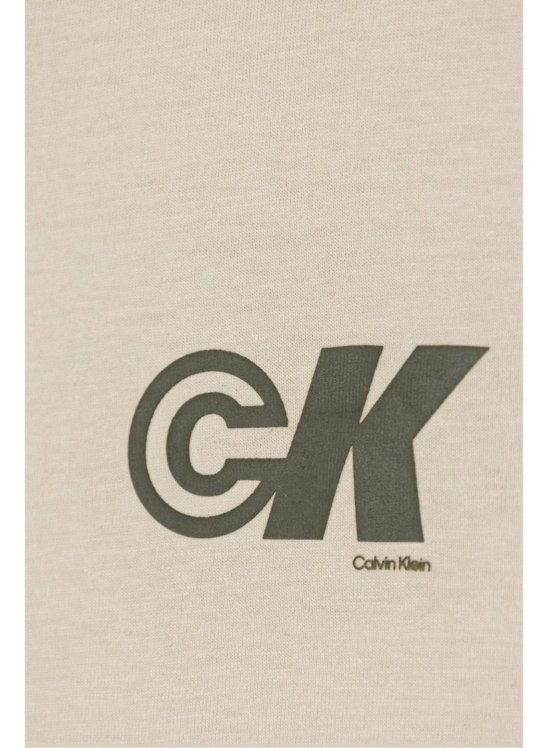 Calvin Klein Jeans PGB-Grey Kids Logo Crew Neck T-Shirt for Men | Best Price UAE