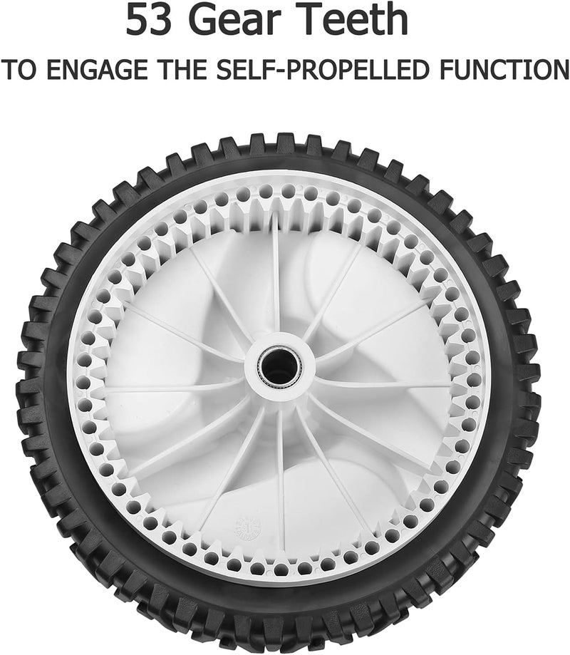 Fourtry 532403111 Front Drive Wheels Fit for Craftsman Lawn Mower - Front Drive Tires Wheels Compatible with Craftsman & HU Front Wheel Drive Self Propelled Mower Tractor, Replace 194231X427, 2 Pack - Image 5