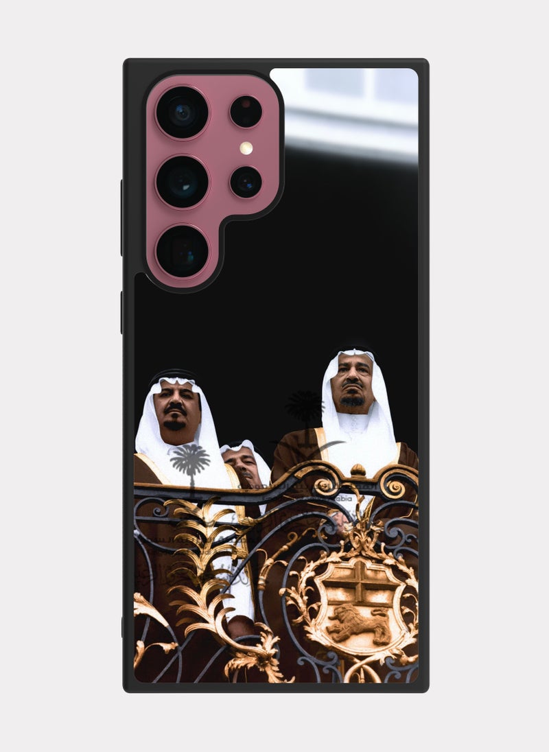 PXLAAT Samsung Galaxy S22 Ultra case cover King Khaled and Prince Sultan - Image 1