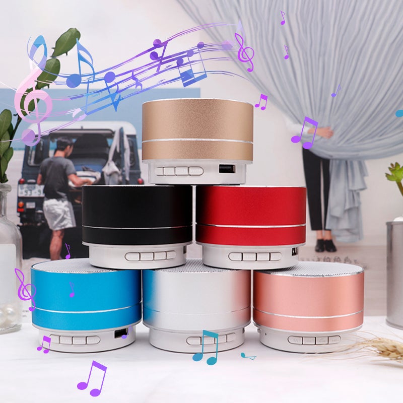 Mini BT Speaker With 7-Color Lights Small Wireless Speaker Portable USB Rechargeable Speaker for Travel Outdoors Home Office - Image 4