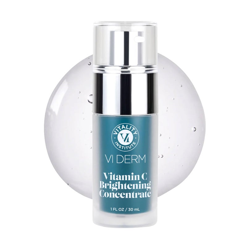 VI Derm Vitamin C Brightening Concentrate â€“ Age-Defying Face Formula with 10% THD Ascorbate, Support for Dark Spots, Uneven Skin Tone, Hyperpigmentation, Fine Lines and Dullness â€“ 1 Fl Oz / 30 mL - Image 1