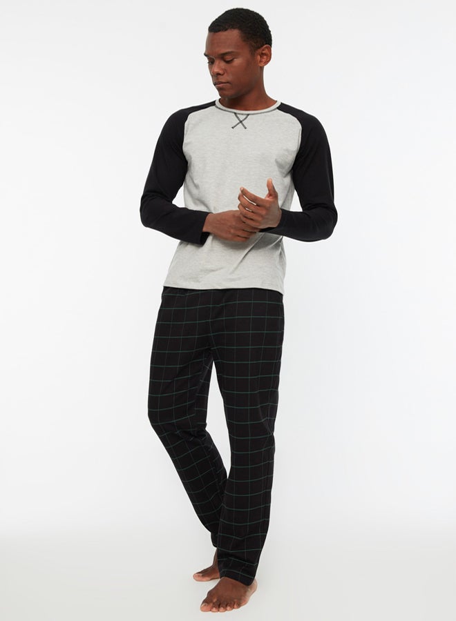 trendyol Plaid Knitted Pajama Set THMAW21PT0879 - Image 2
