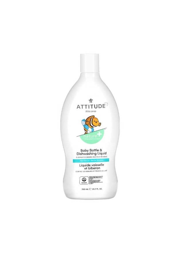 Attitude - Little One Baby Bottle  Dishwashing Liquid Pear Nectar 23.7 fl oz 700 ml - Image 1