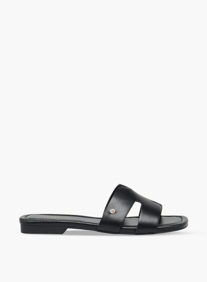 سيليست Women Cutout Slide Sandals