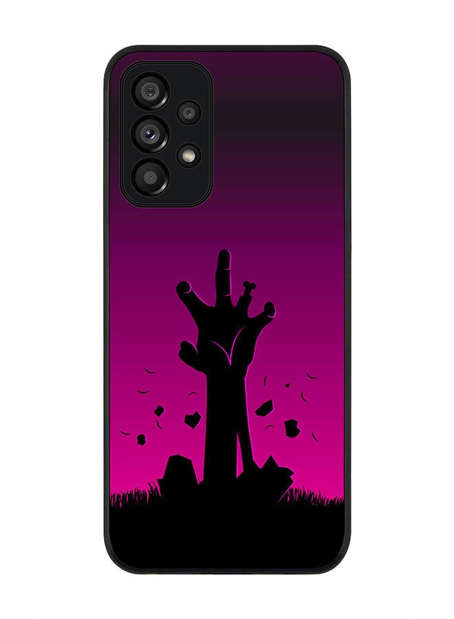 Stylizedd Rugged Black edge case for Samsung Galaxy A73 5G Slim fit Soft Case Flexible Rubber Edges Anti Drop TPU Gel Thin Cover - Reach - Image 1