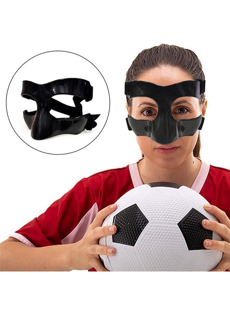 Aikanbo Face Mask with Sponge Cushion Shatterproof Mask  Basketball Mask Sport Mask Adults Face Nose Guard for Boxing Soccer Exercise - Image 4