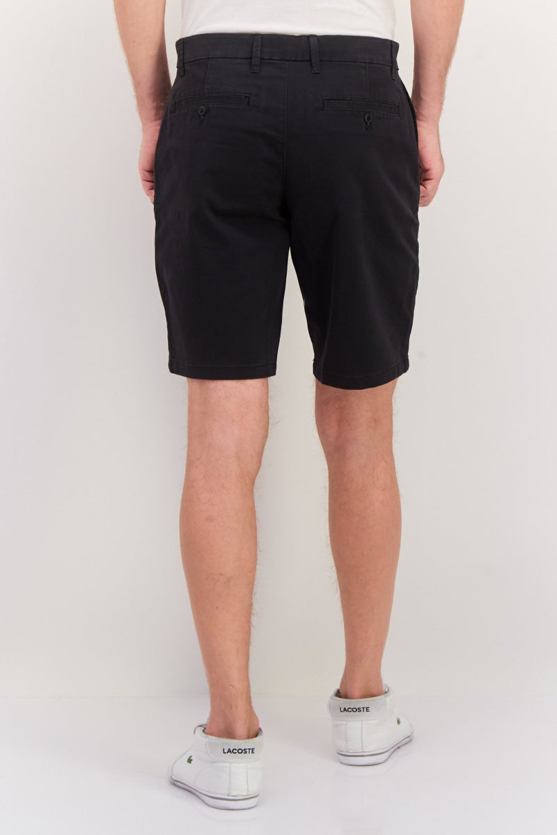 GAP Men Solid Chino Shorts, Black - Image 4