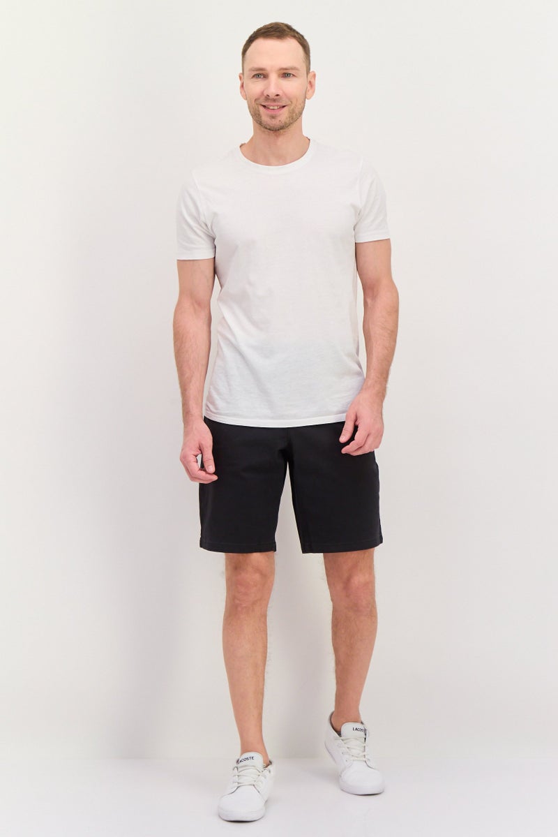 GAP Men Solid Chino Shorts, Black - Image 2