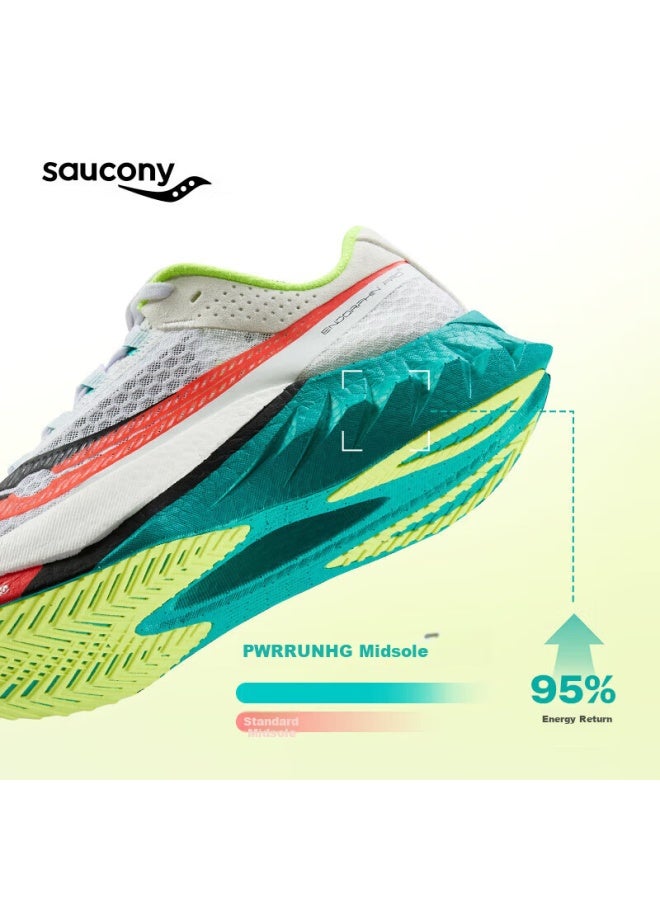 Saucony Mutant 4 Carbon Plate Racing Running Shoes Training Sneakers White Black Women's 40.5 - Image 3