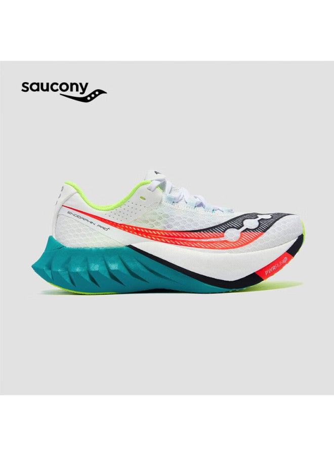 Saucony Mutant 4 Carbon Plate Racing Running Shoes Training Sneakers White Black Women's 40.5 - Image 1