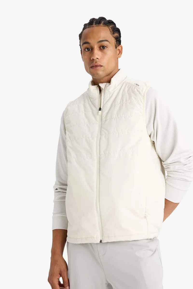 Defacto  DeFactoFit Regular Fit Woven Vest for Men | Best Price UAE