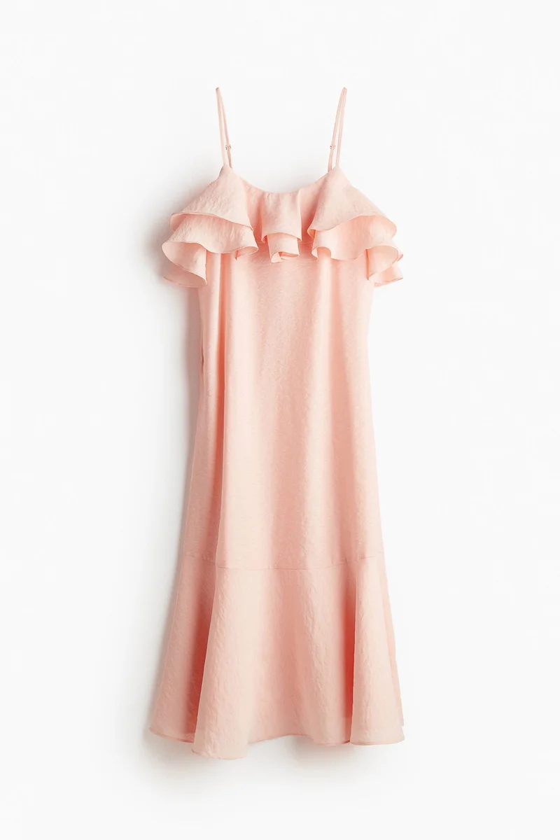 H&M Flounce-Top Strappy Dress