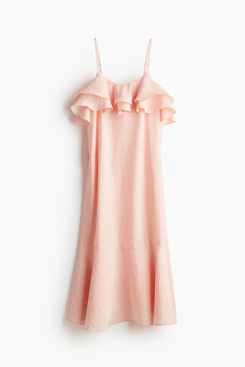 H&M Flounce-Top Strappy Dress