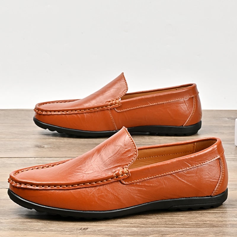 2024 Spring Large Size Men'S Casual Shoes, Popular Export Item, Men'S Slip-On Loafers, One-Piece Dropshipping - Image 1