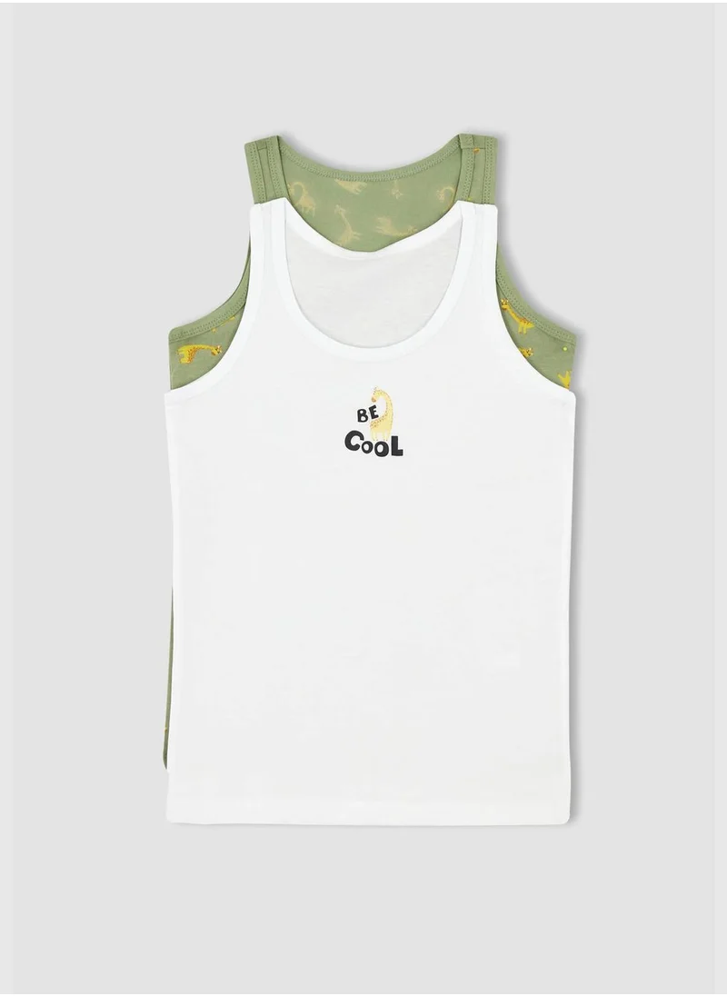 DeFacto 2 Pack Regular Fit Giraffe Print Vest