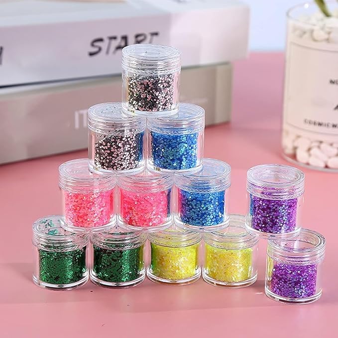 Plastic Storage Box Clear 30 Small Diamond Painting Storage Boxes Round Removable with Lid for Jewelry DIY Craft Earrings Sequins Embroidery  - Image 4
