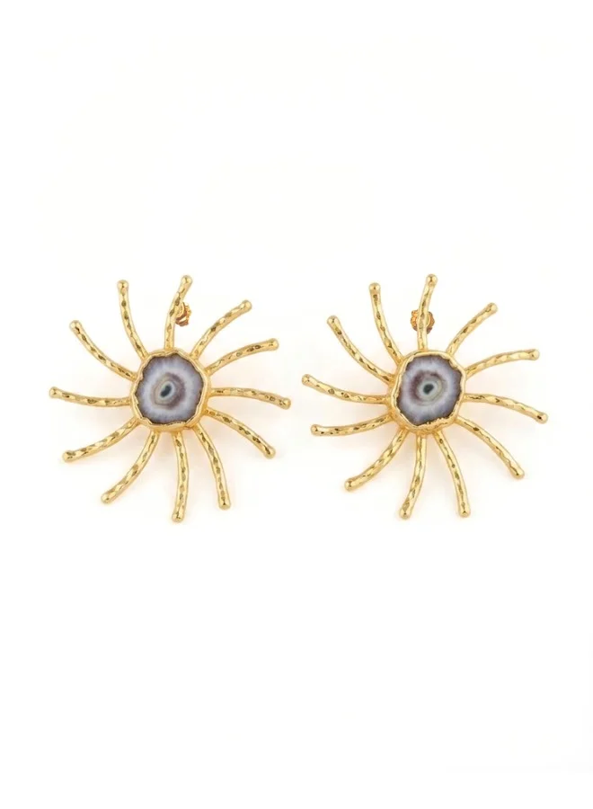 Mamba Art Sunburst Earrings