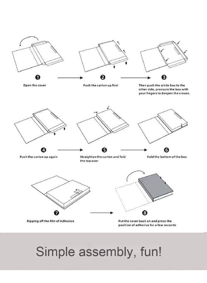 NIBEMINENT 3 Pieces Decorative Books, Faux Books with Hidden Storage, Decorative Books for Bookshelf Coffee Table, Decorative Book Boxes, Hollow Fake Books for Living Room  - Image 2