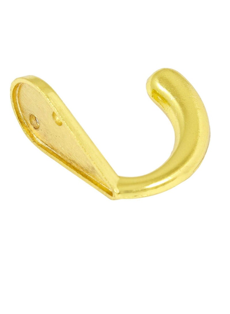 شماعة تعليق جدارية معدنية مفردة ، ذهبي  - Image 3