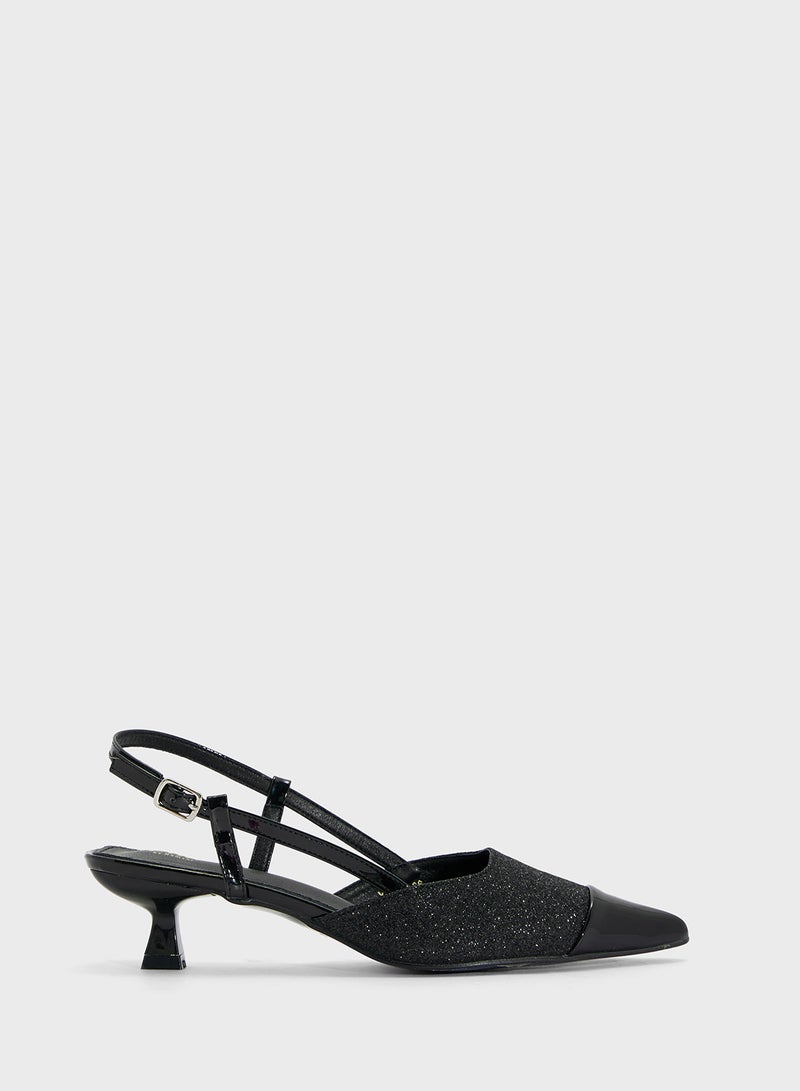 ELLA Sling Back Heeled Pump  - Image 1