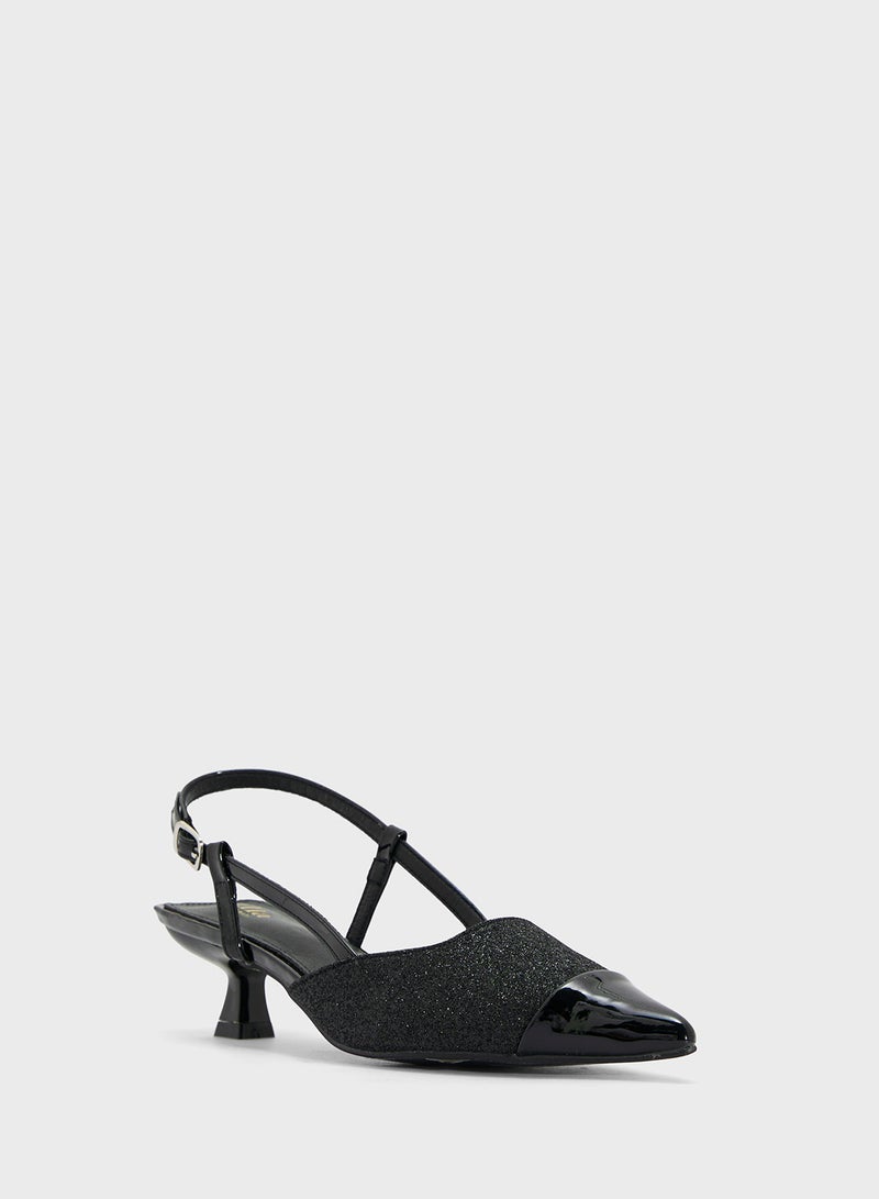ELLA Sling Back Heeled Pump  - Image 2