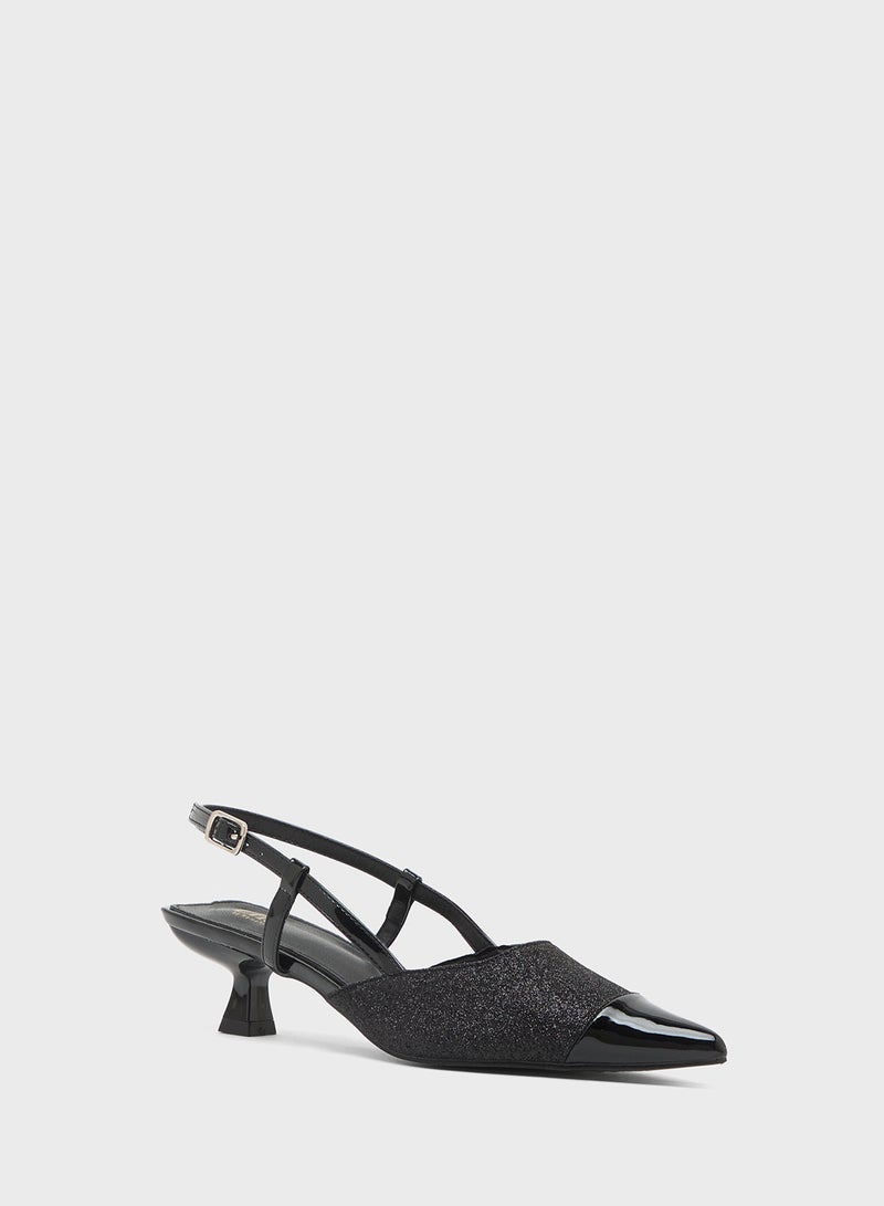 ELLA Sling Back Heeled Pump - Image 2