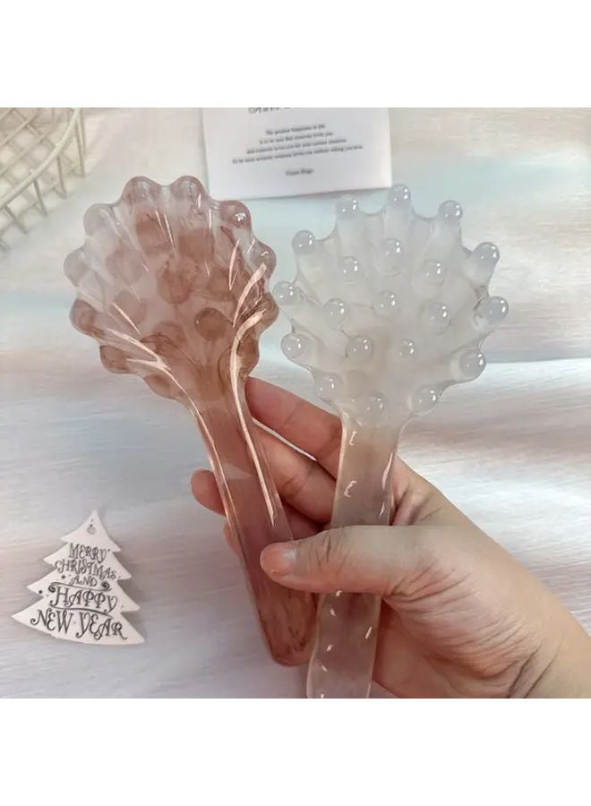 مشط تدليك بقشرة رمادية دليل استخدام للرأس وفروة الرأس والرقبة والظهر والخصر والساقين لتحفيز خطوط الطول - أداة طبية صينية تقليدية - Image 5