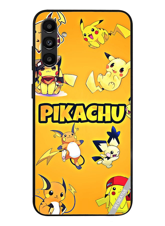 VR CREATIVE Protective Case Cover For Samsung Galaxy A13 5G Pikachu Surfing Design Multicolour - Image 1