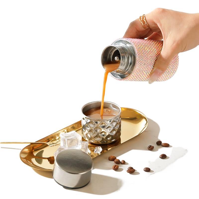 قارورة مياه معزولة، باللون الأزرق أزرق، 220 ml، مناسب للتنقل من الستانلس ستيل للاستخدام الخارجي سهل الحمل للاستخدام الشخصي - Image 5