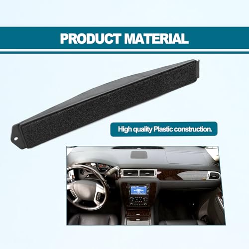 KEVWR Cabin Air Filter Cover Plate Plastic Compatible with Select Cadillac, Chevrolet, GMC Models, Replacement Models 22759208 259-100 Black - Image 5