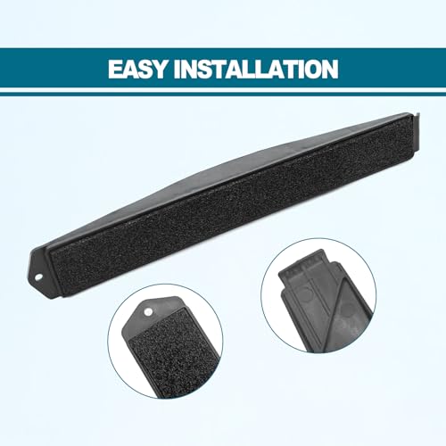 KEVWR Cabin Air Filter Cover Plate Plastic Compatible with Select Cadillac, Chevrolet, GMC Models, Replacement Models 22759208 259-100 Black - Image 3
