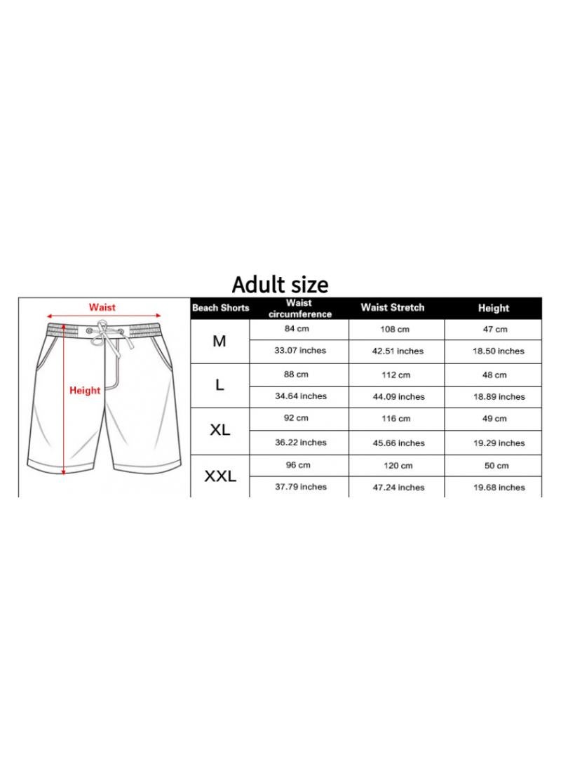 general 2-Piece Parent-Child Quick Drying Beach Pants Set Best Gift For Pool Beach Pants - Image 2