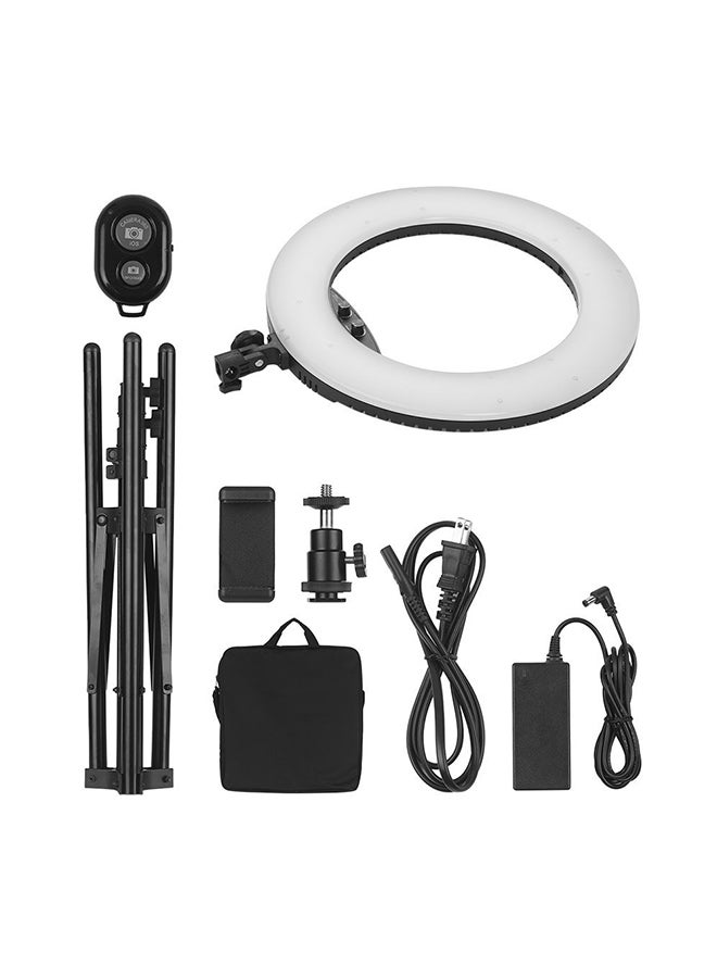 Loquat LED Photography Ring Light With Accessory White - Image 1