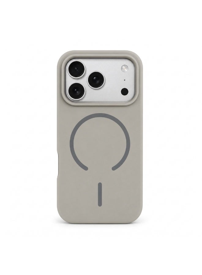 benco Premium Silicone Case for iPhone 17 Pro-Warm Grey - Image 1